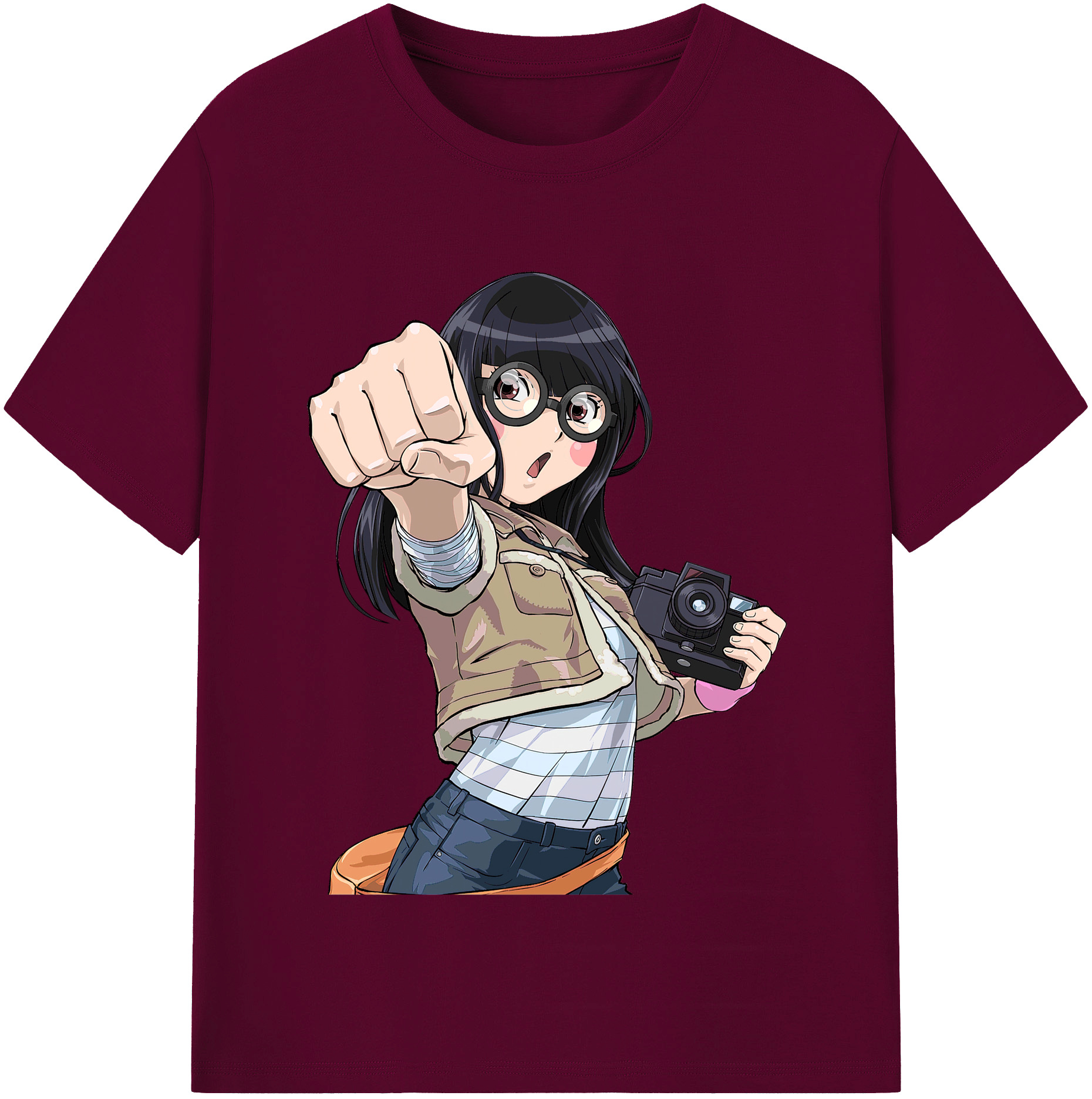 （画像用） 遊☆戯☆王 Yu-Gi-Oh! レディースカジュアルプリントTシャツ（綿100％）